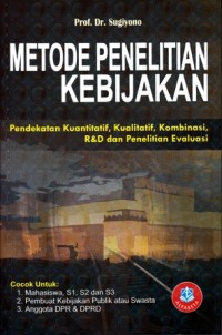 Image of metode penelitian kebijakan