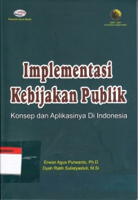 Image of implementasi kebijakan publik