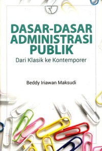Image of dasar-dasar administrasi publik