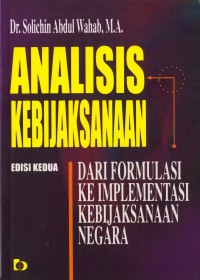 Image of analisis kebijaksanaan