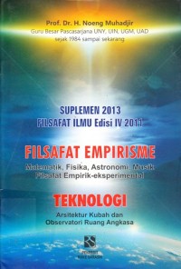 Image of suplemen 2013 filsafat ilmu edisi iv 2011
