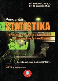 Image of pengantar statistika untuk penelitian