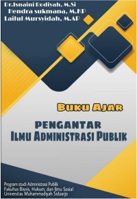 Image of buku ajar  pengantar ilmu administrasi publik