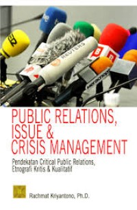 Image of public relations, issue and crisis management
