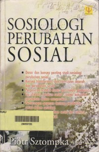 Image of sosiologi perubahan sosial