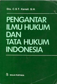 Image of pengantar ilmu hukum dan tata hukum indonesia